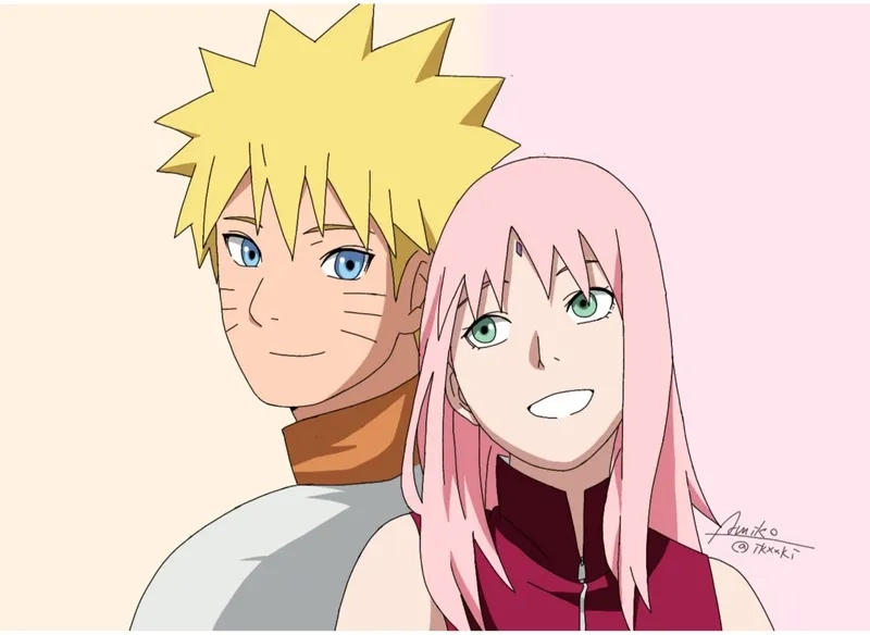 Sakura và Naruto khiến khán giả xúc động qua từng tập