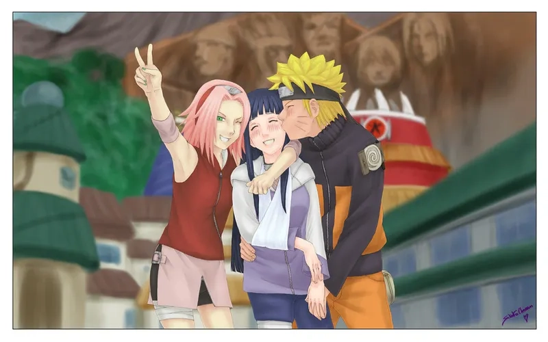 Hinata Sakura Naruto là biểu tượng của tình bạn bền chặt