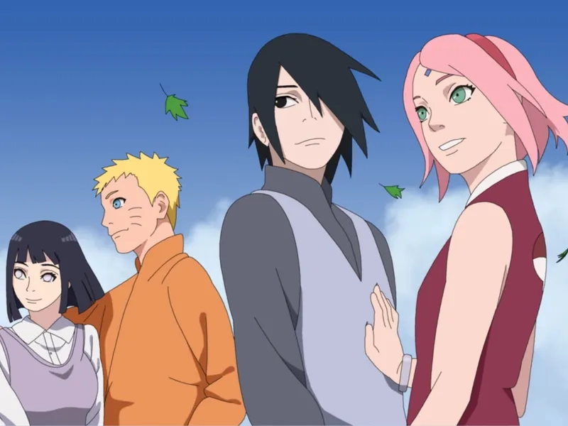 Hinata Naruto Sasuke Sakura cùng nhau tạo nên chiến tích lớn