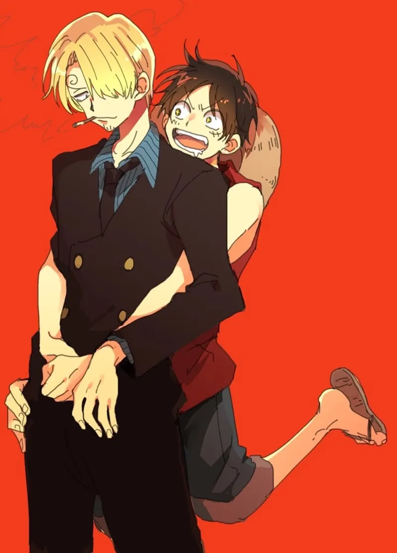 Tình huynh đệ giữa Luffy x Sanji khiến fan xúc động