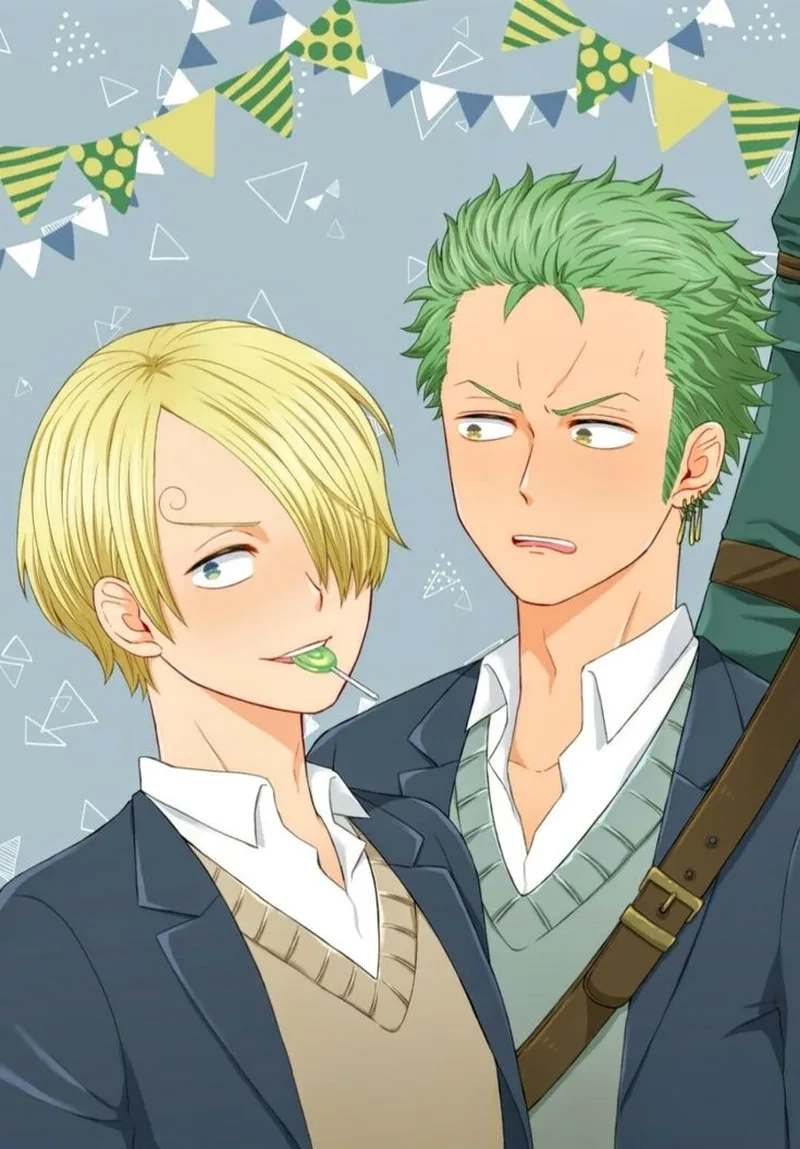 Hài hước và lãng mạn trong Comic Zoro x Sanji cực hot