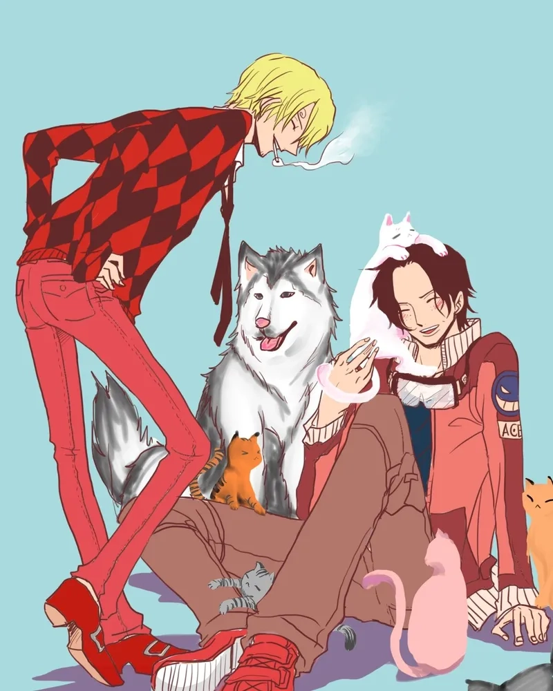 Fan bất ngờ với ý tưởng Ace x Sanji trong truyện tranh