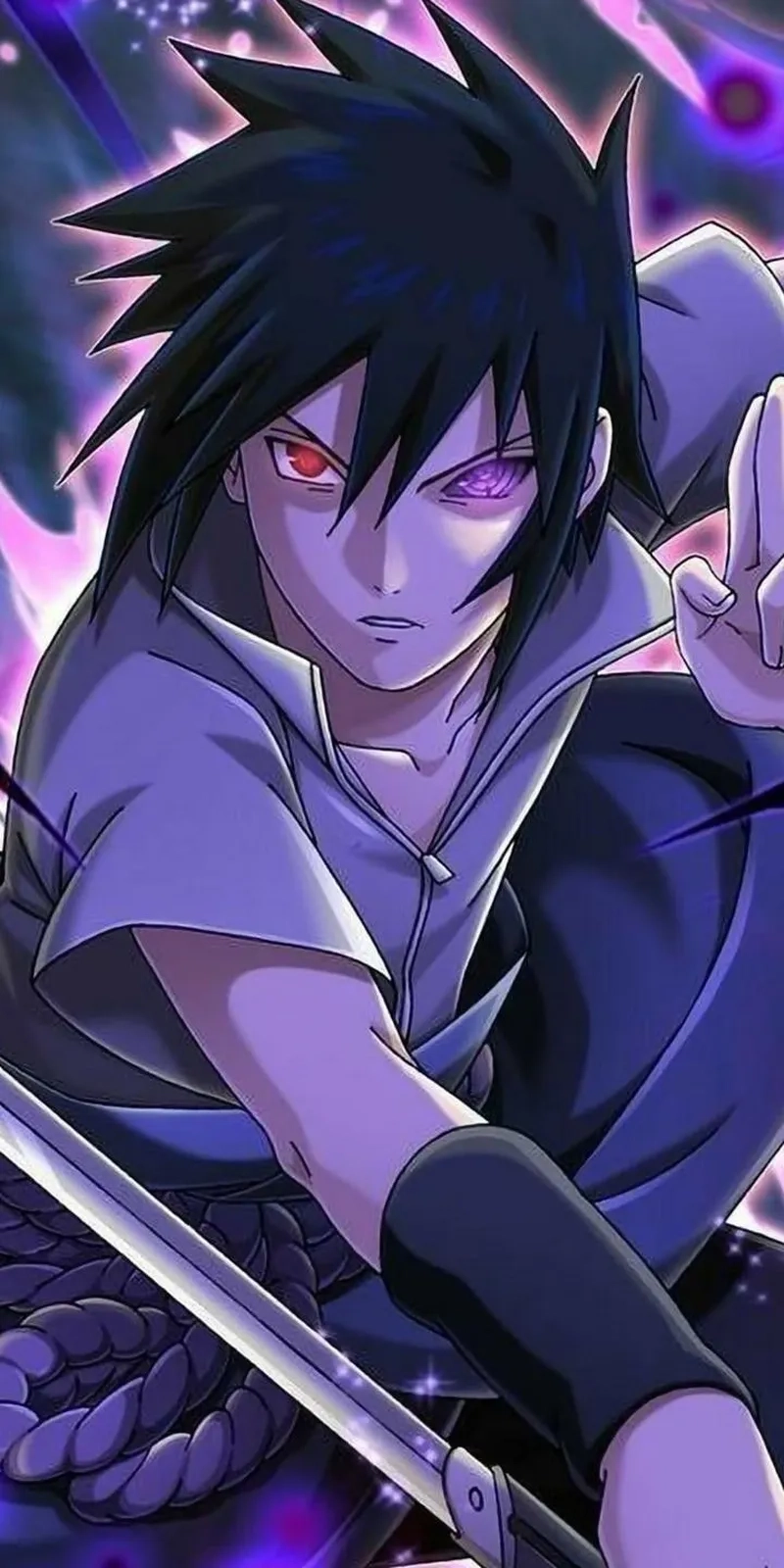Hình ảnh Sasuke Akatsuki Sharingan đầy bí ẩn và mạnh mẽ