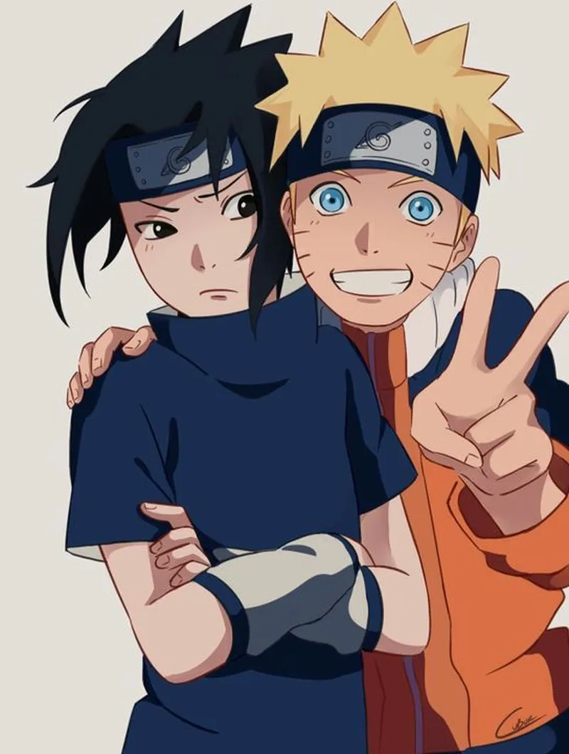 Naruto và Sasuke đối thủ truyền kiếp
