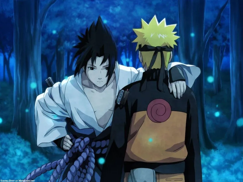 Hình ảnh đẹp trong manga Naruto x Sasuke