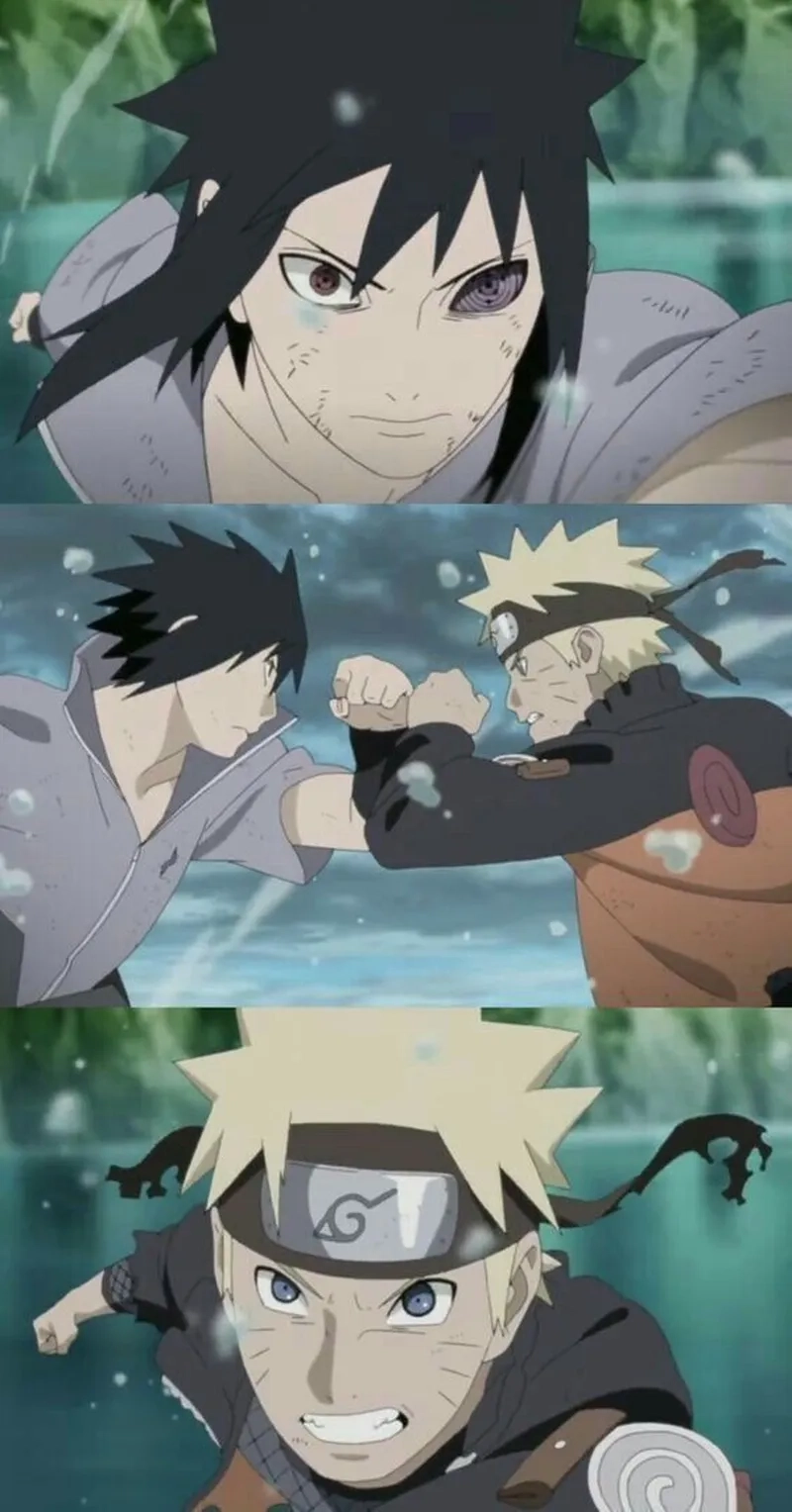 Không thể rời mắt khi Naruto đánh với Sasuke