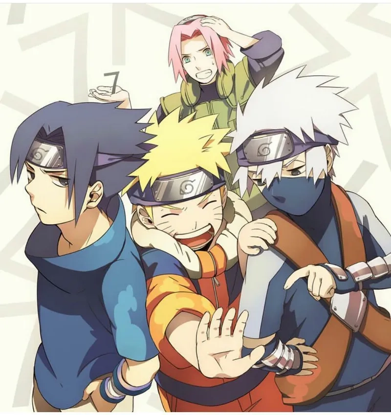 Ai là chủ lực trong Naruto Sakura Sasuke Kakashi