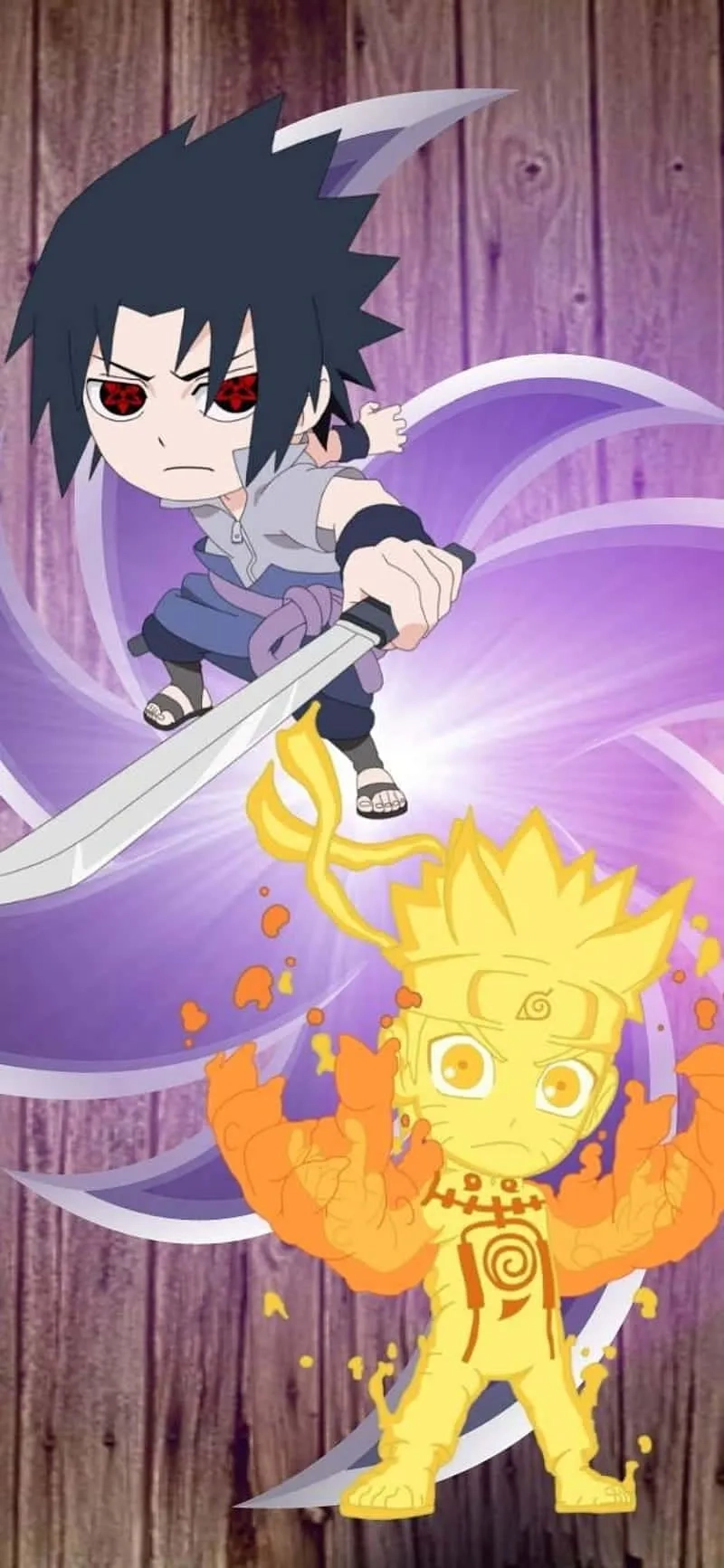Cặp đôi dễ thương nhất hệ Sasuke Naruto chibi