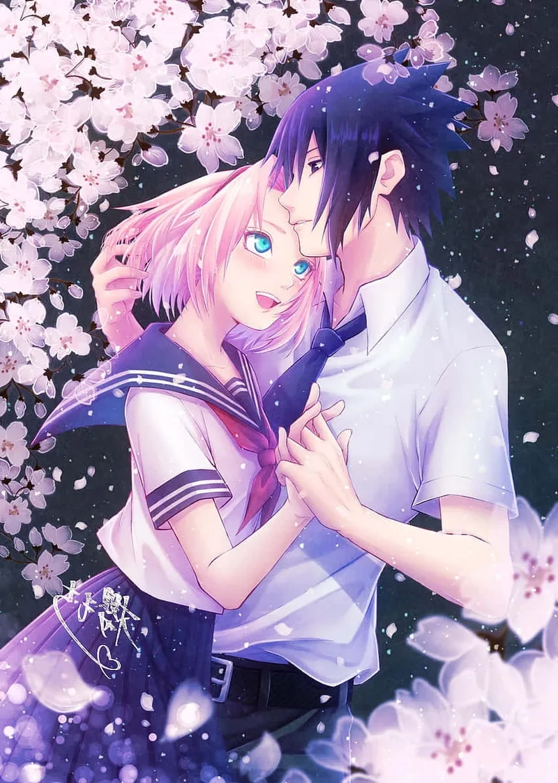 Câu chuyện trong tiểu thuyết Sakura và Sasuke khiến người đọc xúc động