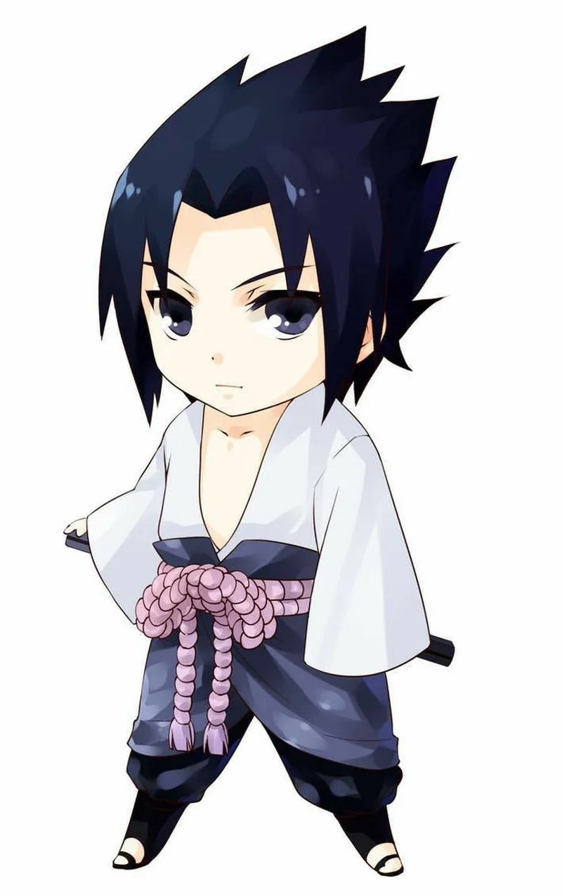 Huyền thoại uchiha sasuke uchiha trong phiên bản chibi siêu ngầu