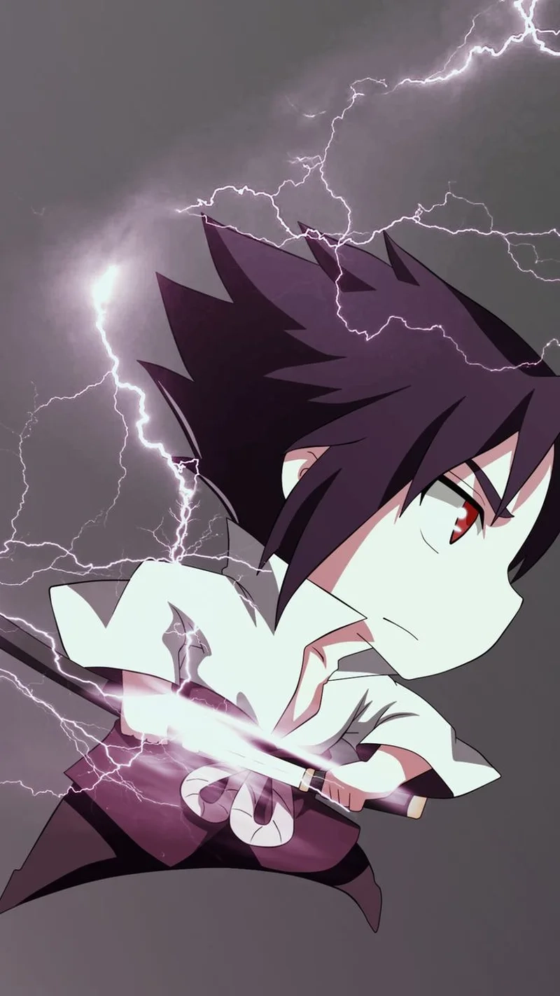 Hướng dẫn vẽ sasuke chibi đơn giản mà siêu đẹp