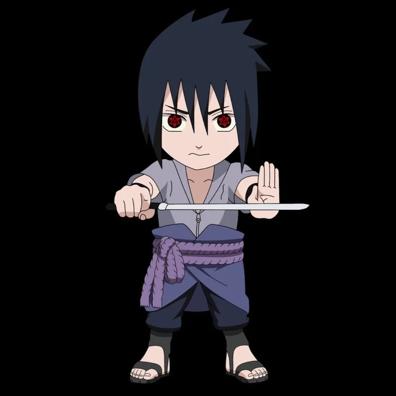 Phiên bản đặc biệt uchiha sasuke chibi cho tín đồ manga