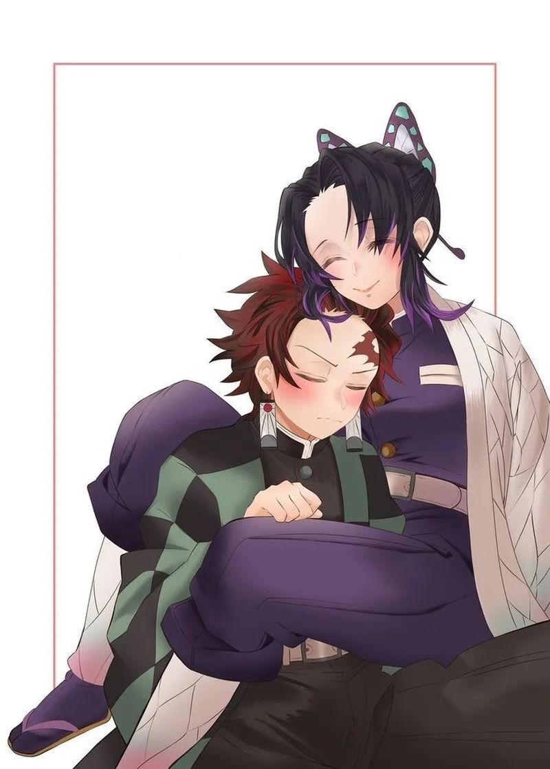 Fanart siêu dễ thương của Tanjiro x Shinobu đang gây bão