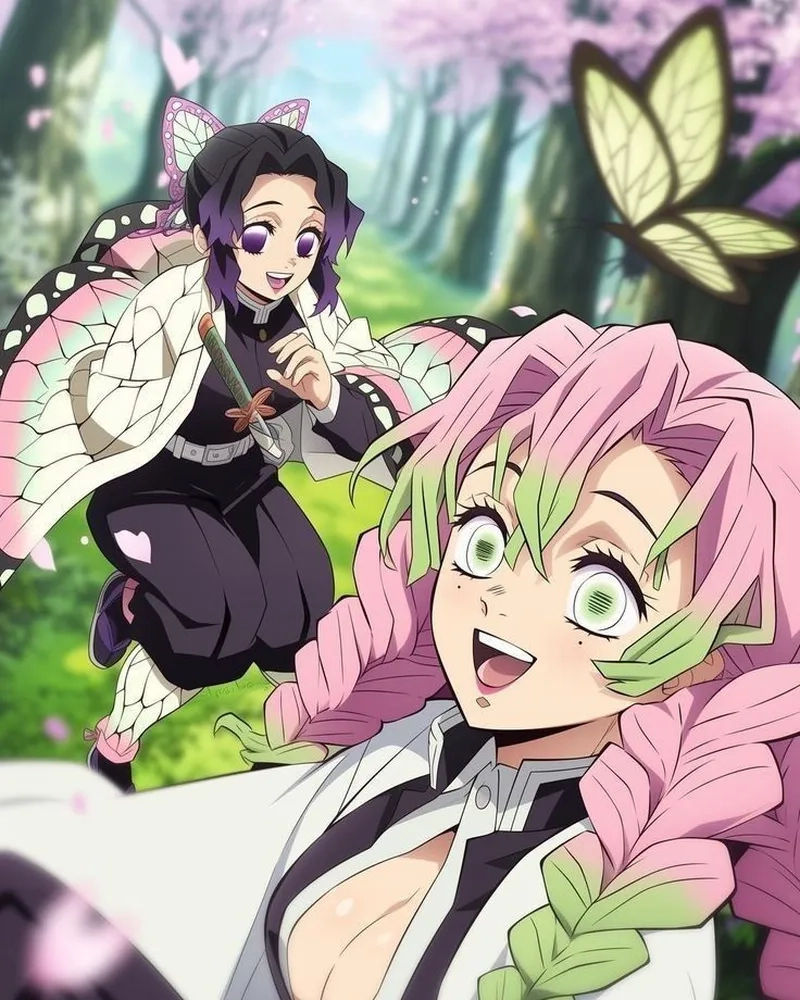 Bộ ba mỹ nữ Mitsuri Shinobu Nezuko lên hình cực chất