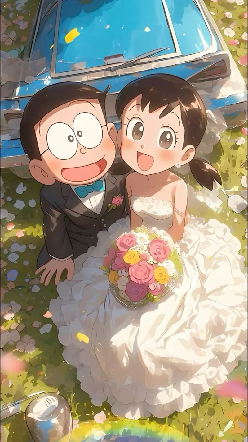 Tìm hiểu hình ảnh Nobita và Shizuka cute qua bộ sưu tập đặc biệt