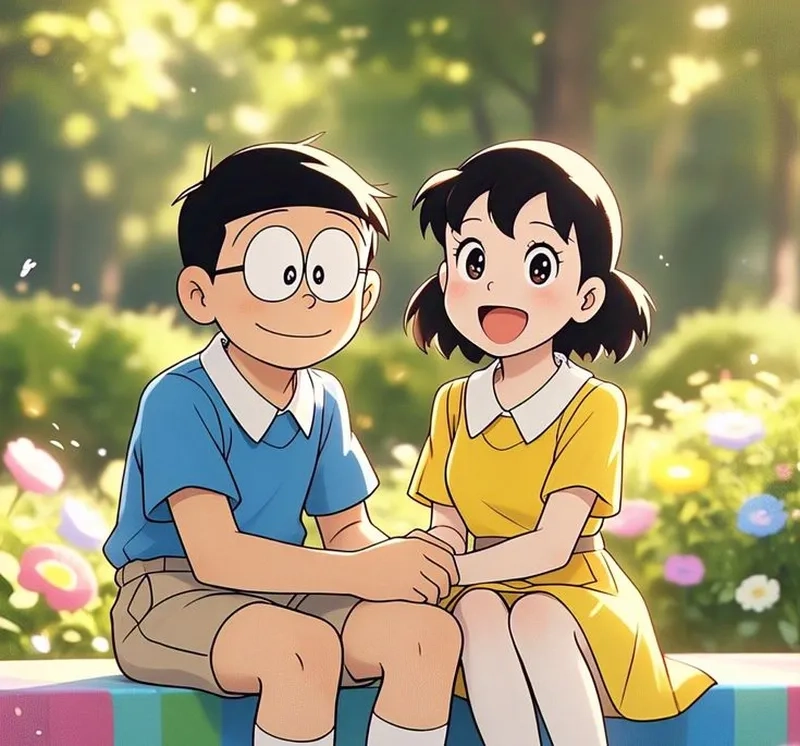 Khám phá hình ảnh Nobita và Shizuka ngầu qua bộ ảnh độc đáo