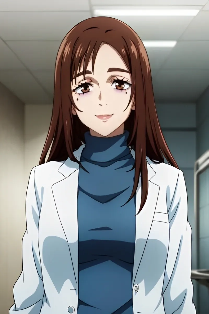 Shoko Ieiri anime nổi bật với sự thông minh và sắc đẹp