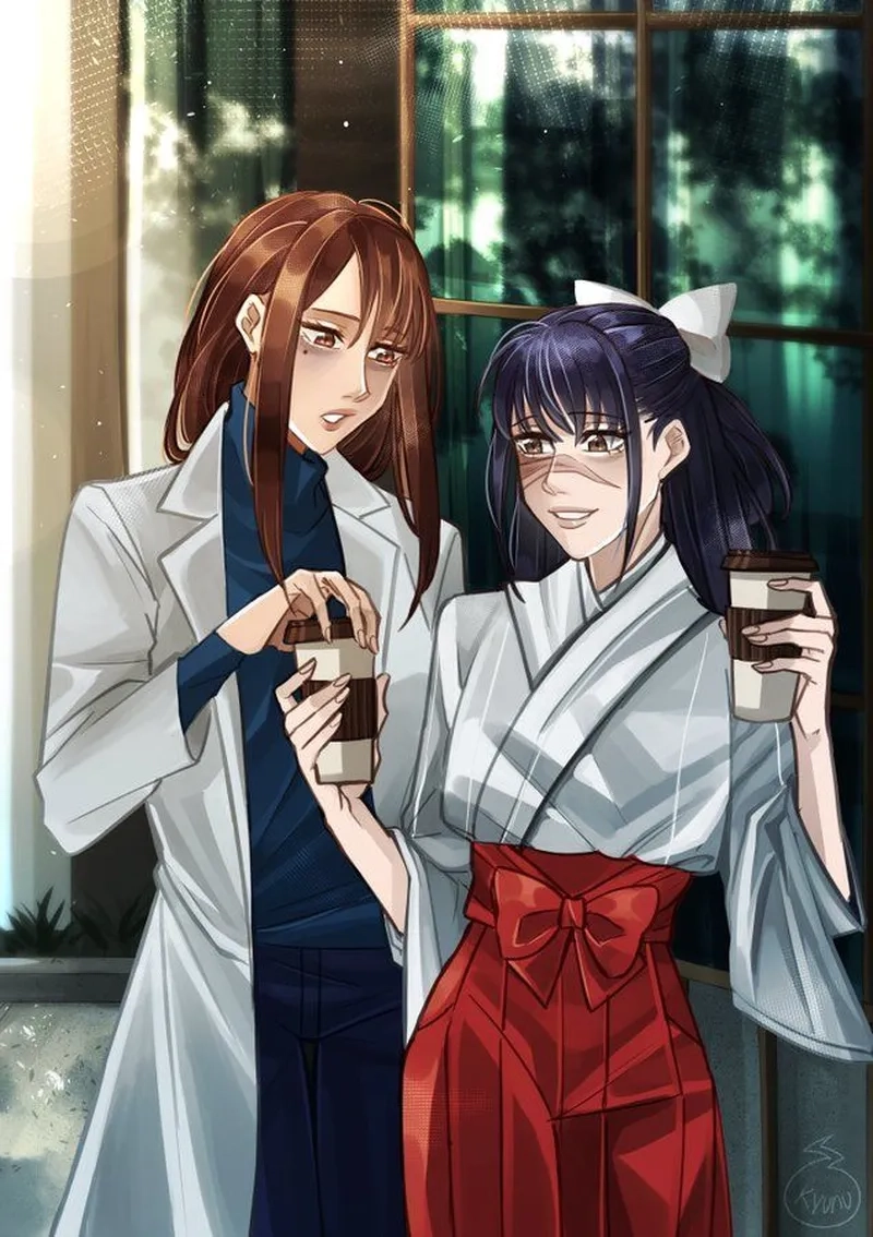 Utahime x Shoko fanart ngọt ngào gây ấn tượng mạnh