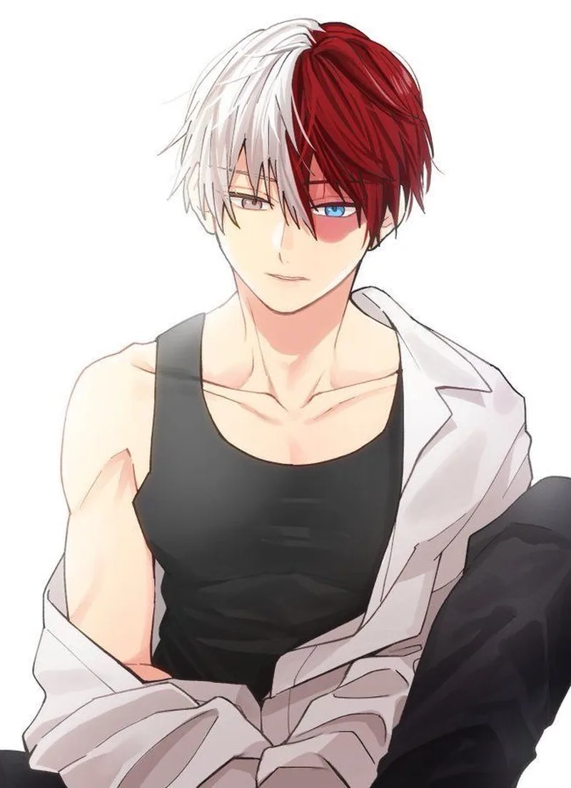 Tạo hình dễ thương trong Shoto Todoroki fanart khiến bạn không thể rời mắt
