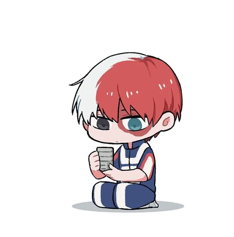 Shoto Todoroki chibi cực kỳ dễ thương và được các fan yêu thích