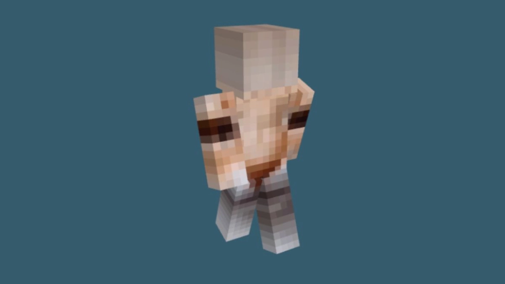 Minecraft meme gif động và “mặn”, cực hợp đăng story
