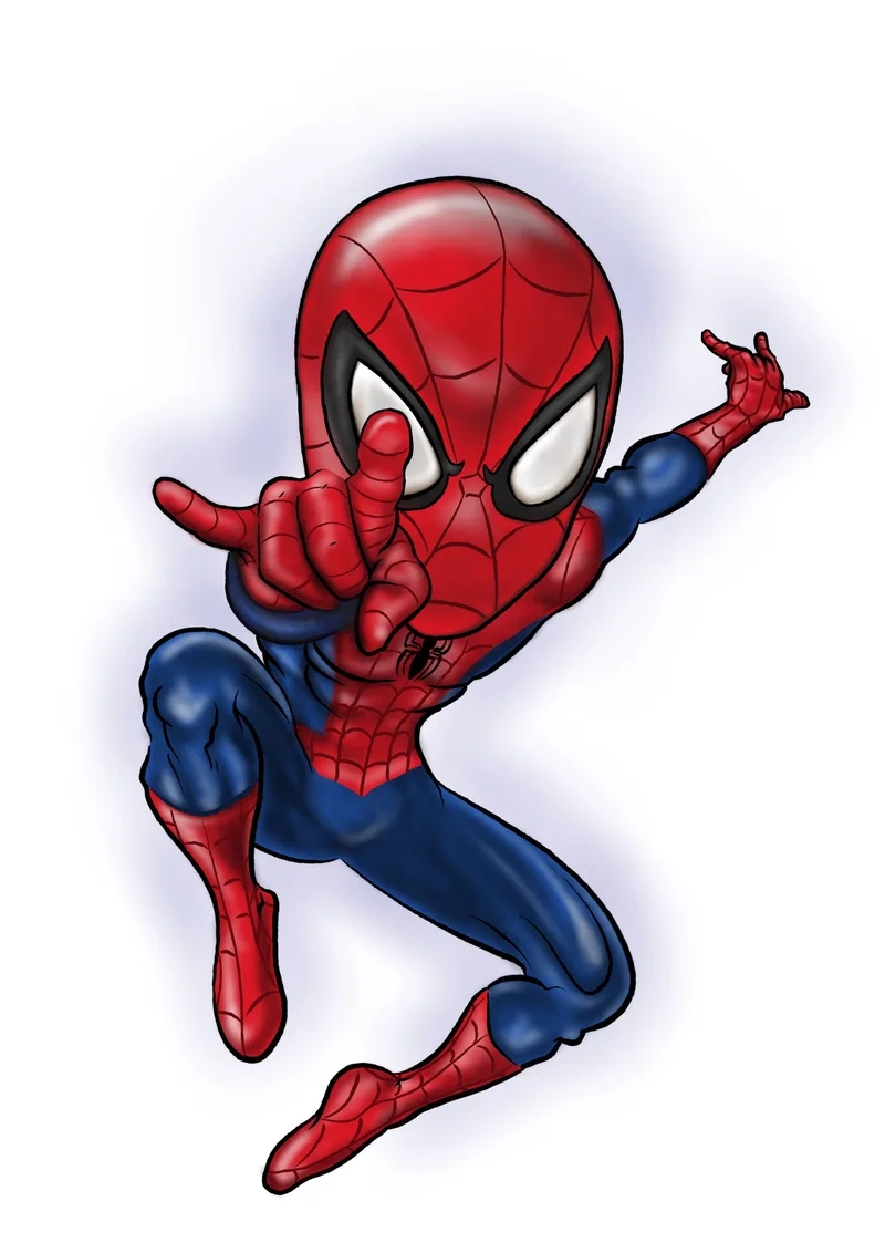 Mê mẩn với loạt ảnh spider man chibi cute siêu đáng yêu