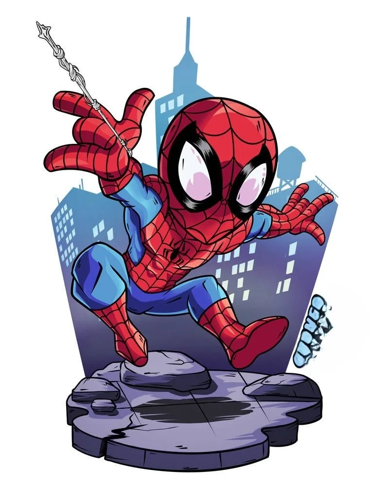 Đổi mới điện thoại với hình nền spider man chibi cực ngầu