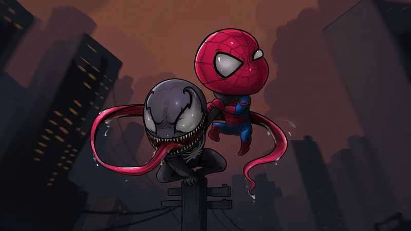 Gặp gỡ chibi spider man across the spider verse siêu dễ thương