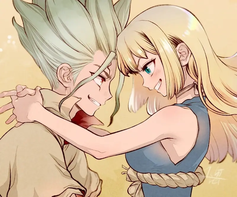 Kohaku x Senku mang đến những khoảnh khắc tuyệt vời trong manga