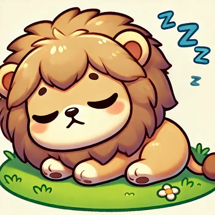 Chibi sư tử dễ thương cho những ai yêu thích nghệ thuật