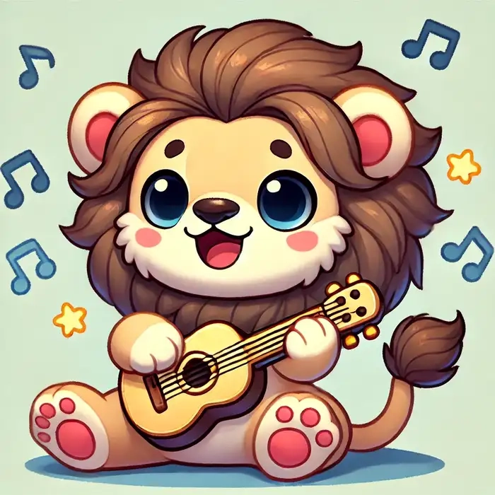 Đừng bỏ qua ảnh cung sư tử chibi siêu dễ thương này