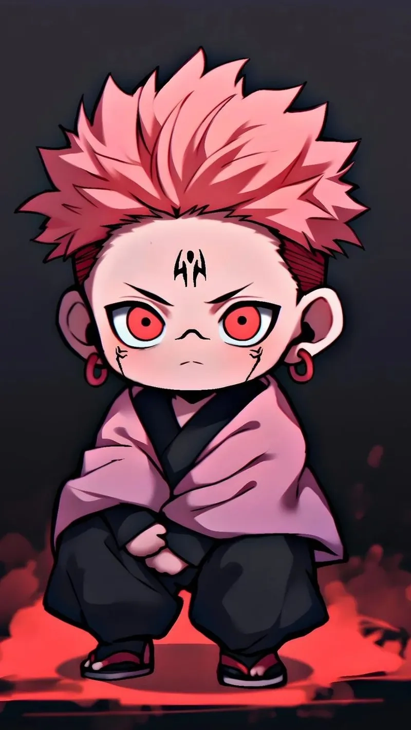 Bộ sưu tập chibi Sukuna cực dễ thương cho tín đồ JJK