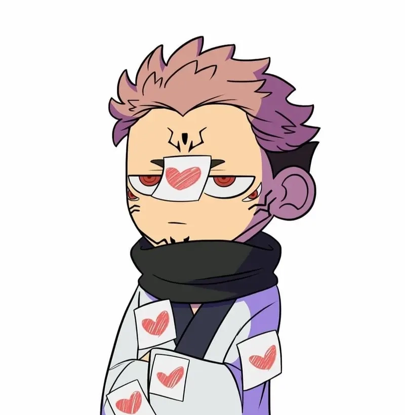 Sáng tạo cực chất với sukuna chibi art