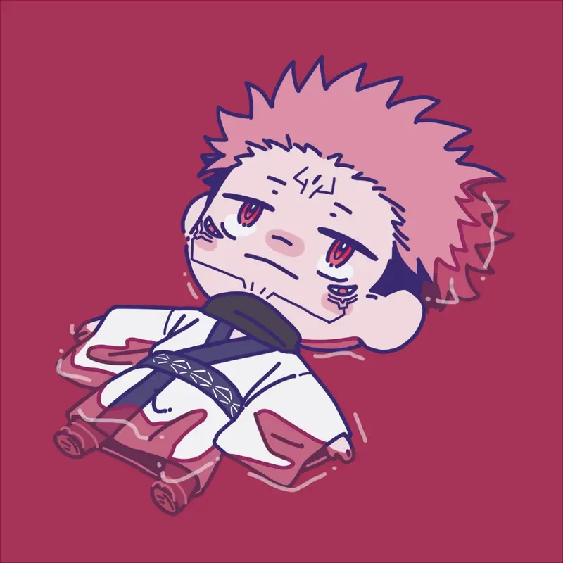 Trổ tài cùng sukuna chibi sketch siêu nghệ