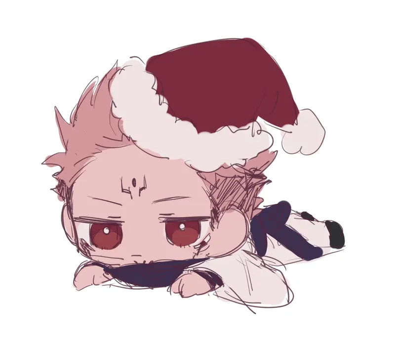 Fan Sukuna không thể bỏ qua ảnh sukuna chibi cute