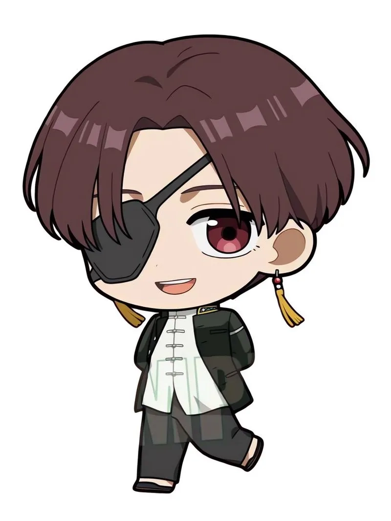 Suou Hayato chibi cực dễ thương dành cho fan yêu thích phong cách dễ thương
