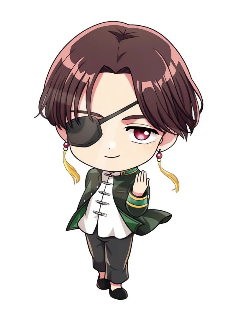 Suou Hayato chibi cực dễ thương dành cho fan yêu thích phong cách dễ thương