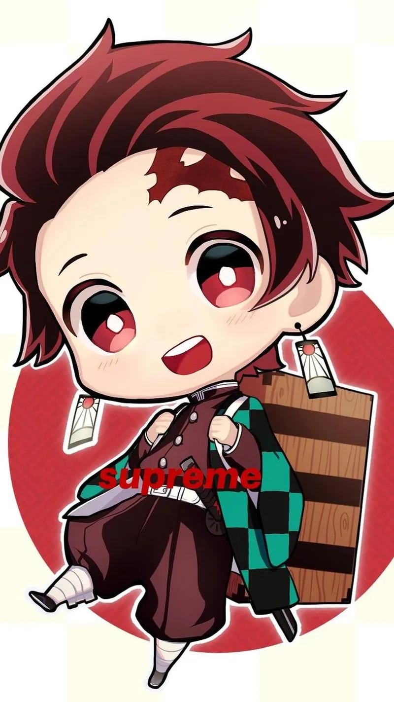 Ngắm nhìn Tanjiro chibi dễ thương khó cưỡng