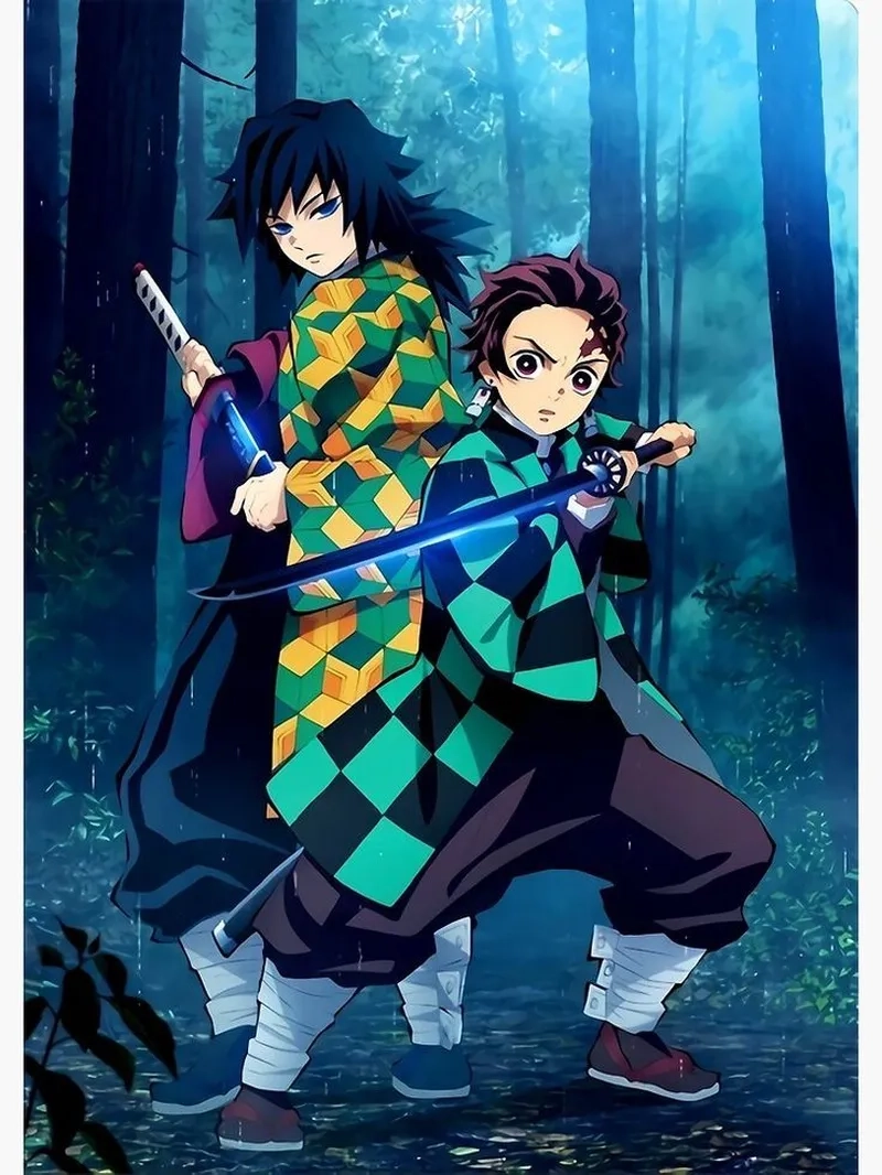 Bộ ảnh hành động mãn nhãn của Giyuu x Tanjiro
