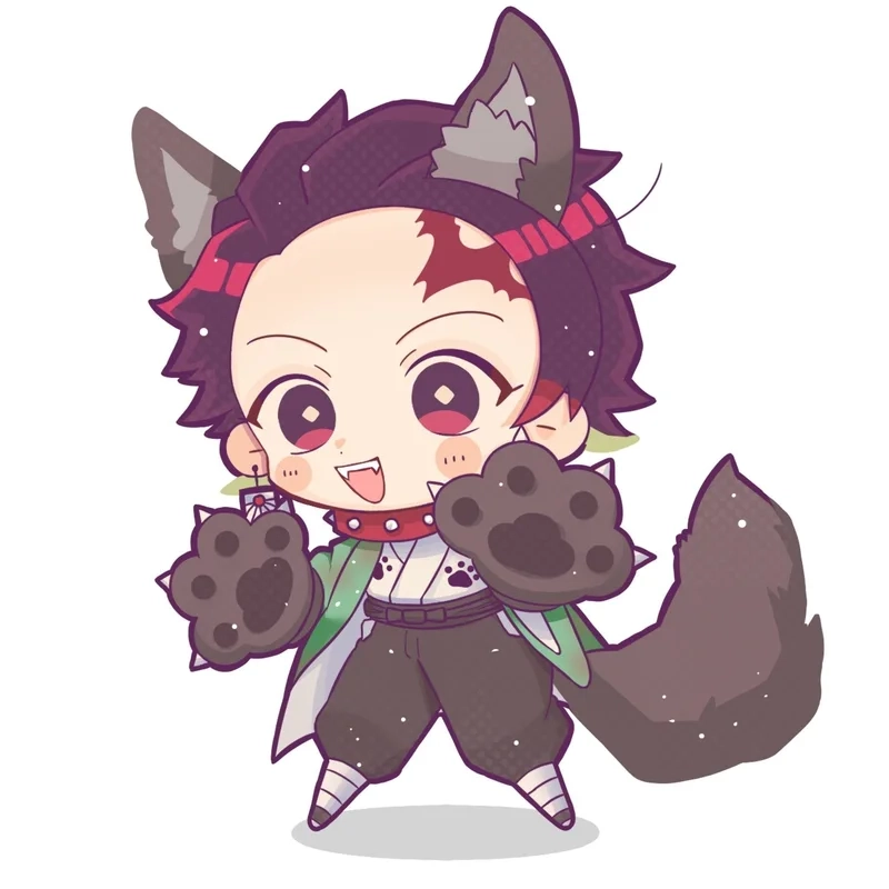 Kamado tanjiro chibi cute chắc chắn sẽ làm bạn yêu thích ngay lập tức