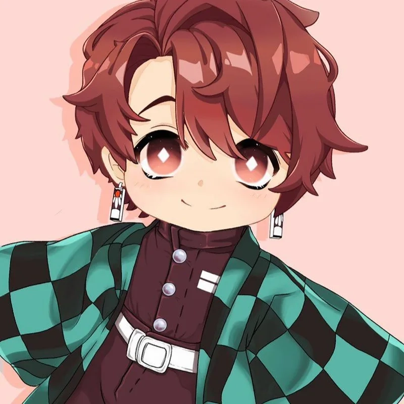 Avatar tanjiro chibi dễ thương và phù hợp cho mọi tài khoản mạng xã hội