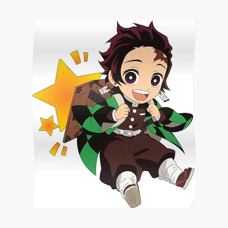 Tanjiro chibi anime mang lại phong cách mới lạ và đầy ấn tượng