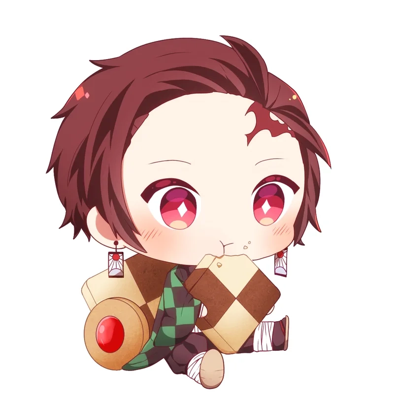 Tanjiro chibi official art là những tác phẩm chính thức từ nhà sản xuất