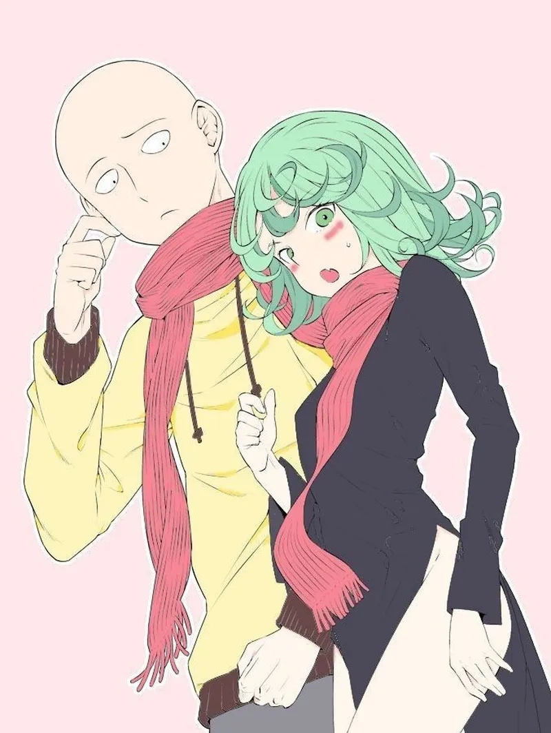 Fanart lãng mạn giữa Tatsumaki × Saitama khiến ai cũng thích