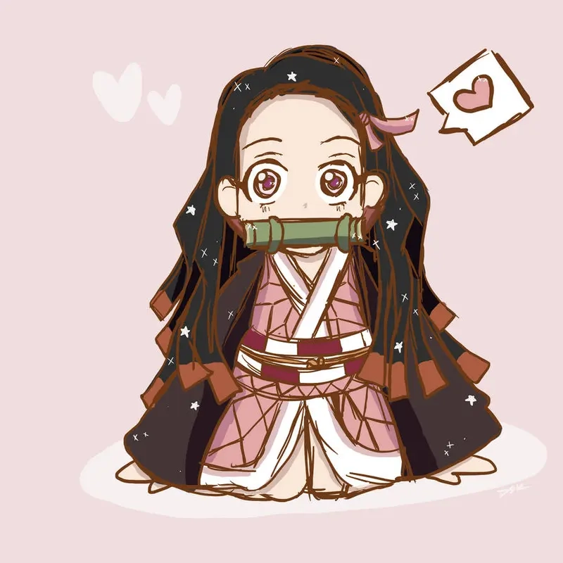 Ghim ngay thanh gươm diệt quỷ nezuko chibi cho hội fan girl