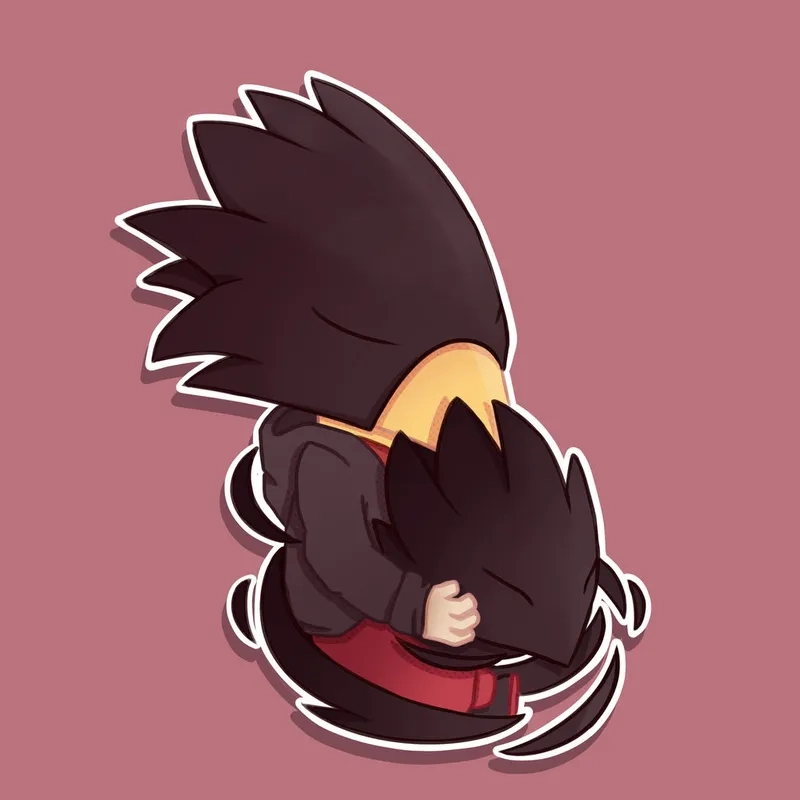 Tokoyami chibi khiến người hâm mộ thêm yêu thích nhân vật
