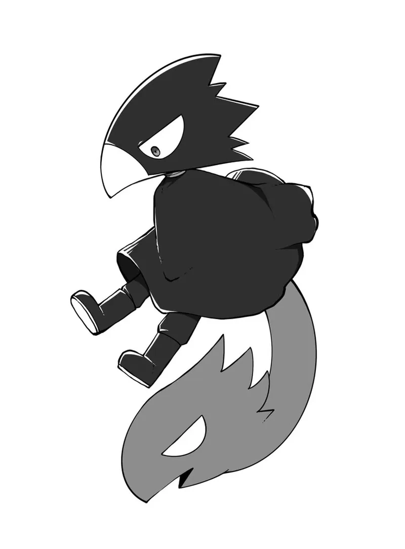 Fumikage Tokoyami chibi mang đến một phong cách dễ thương mới