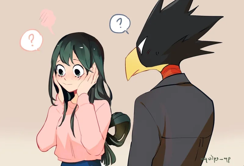 Fumikage Tokoyami x Tsuyu là một cặp đôi được yêu thích trong cộng đồng