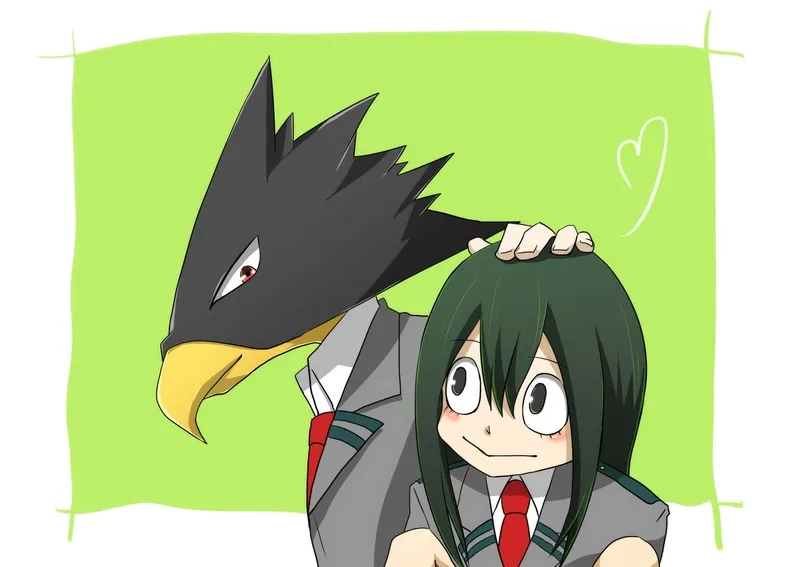 Fumikage Tokoyami x Tsuyu Asui là một trong những cặp đôi hoàn hảo