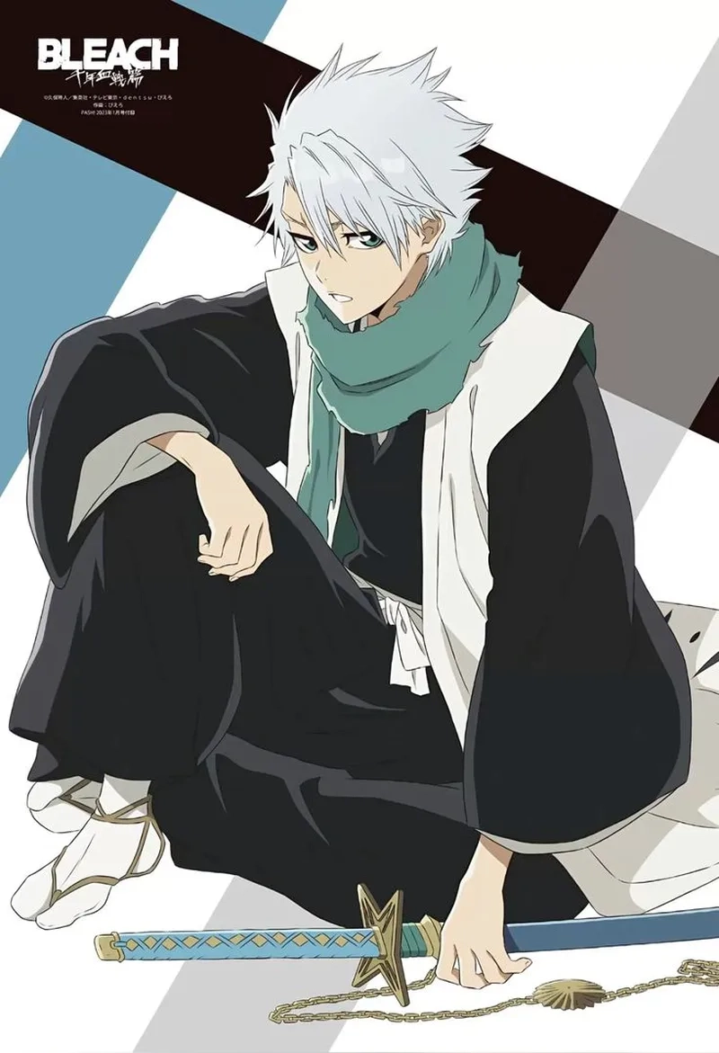 Bleach Toshiro Hitsugaya trong vai trò đội trưởng tài năng